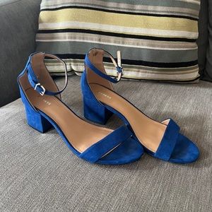 Express royal blue heels, size 7.5